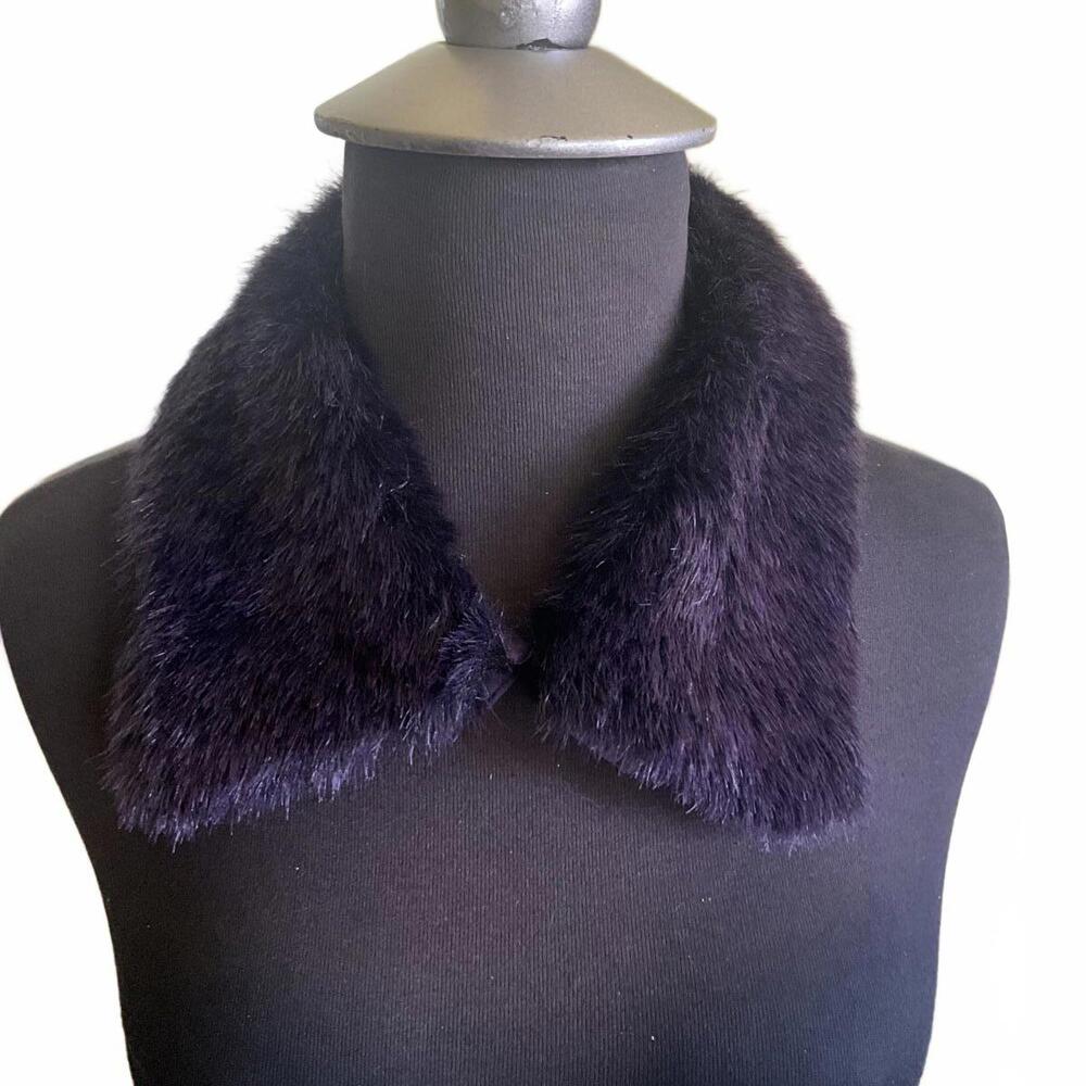 Vintage Purple Faux Fur Collar NWOT